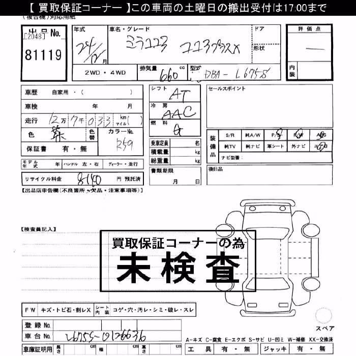 DAIHATSU MIRA COCOA