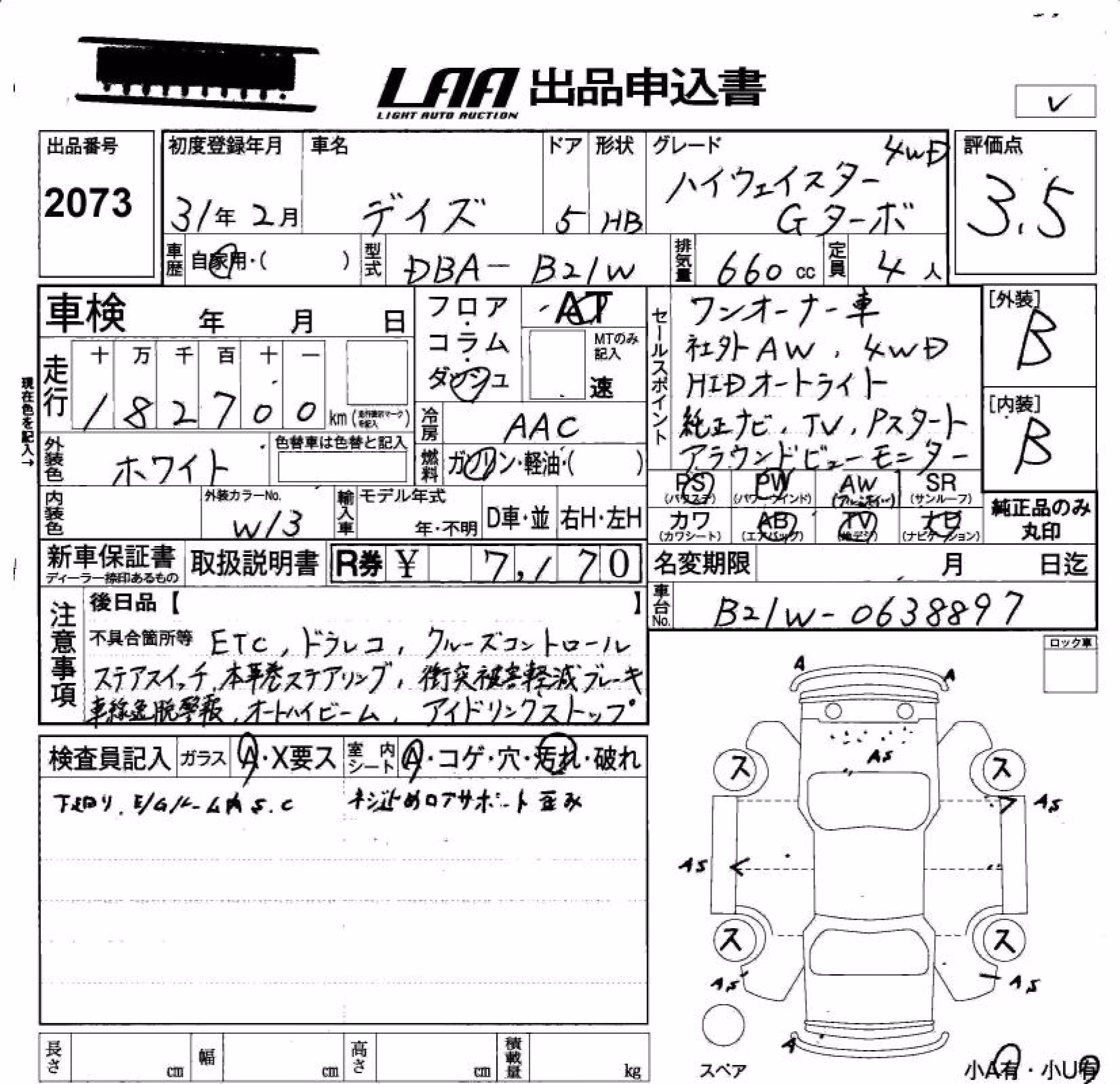 NISSAN DAYZ