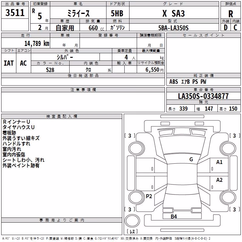 DAIHATSU MIRA E:S