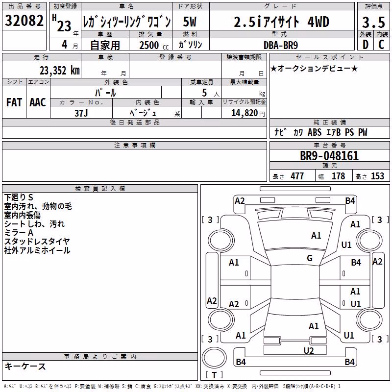 SUBARU LEGACY