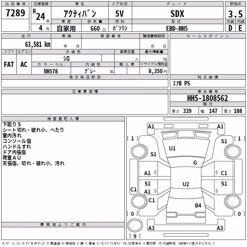HONDA ACTY