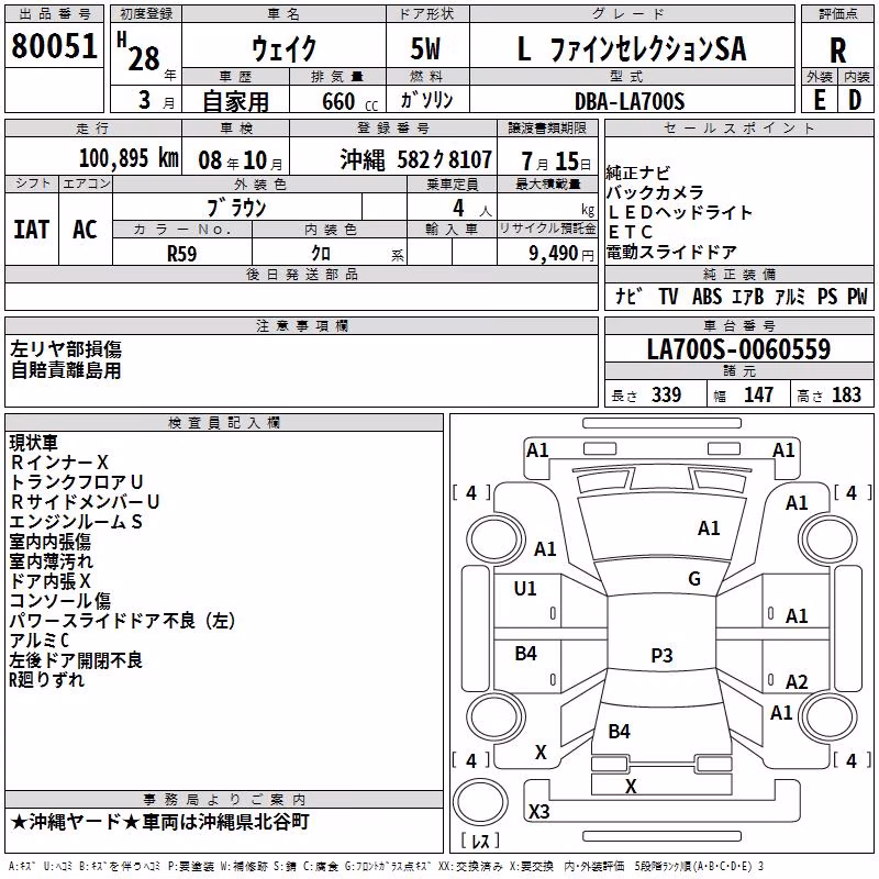 DAIHATSU WAKE