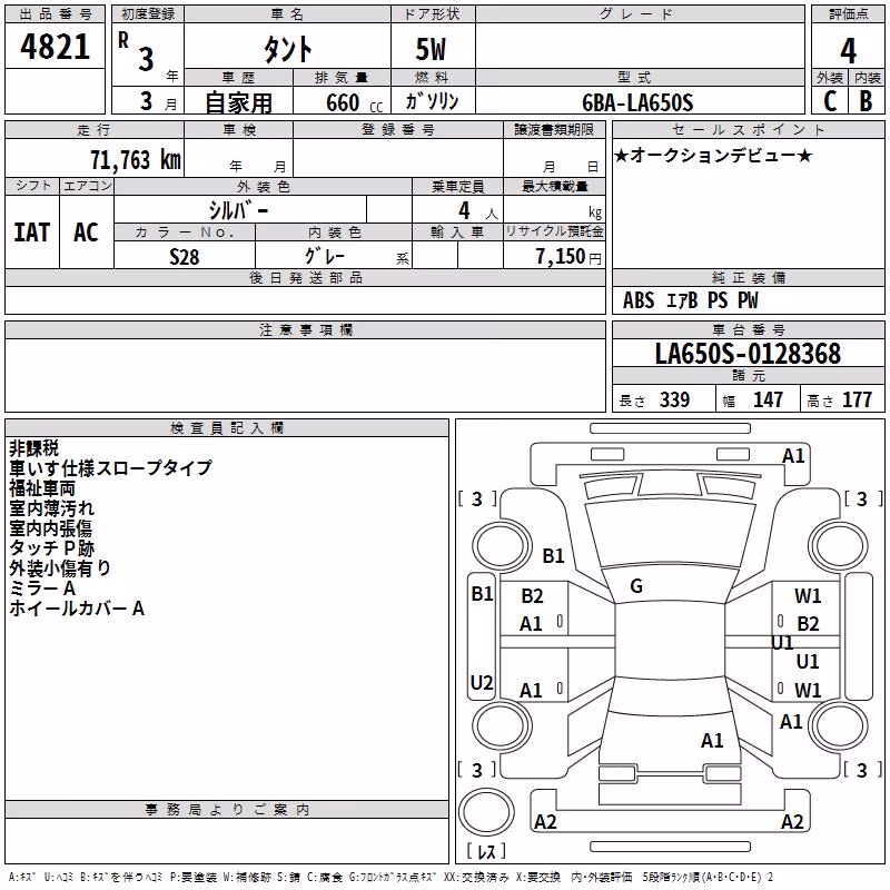 DAIHATSU TANTO