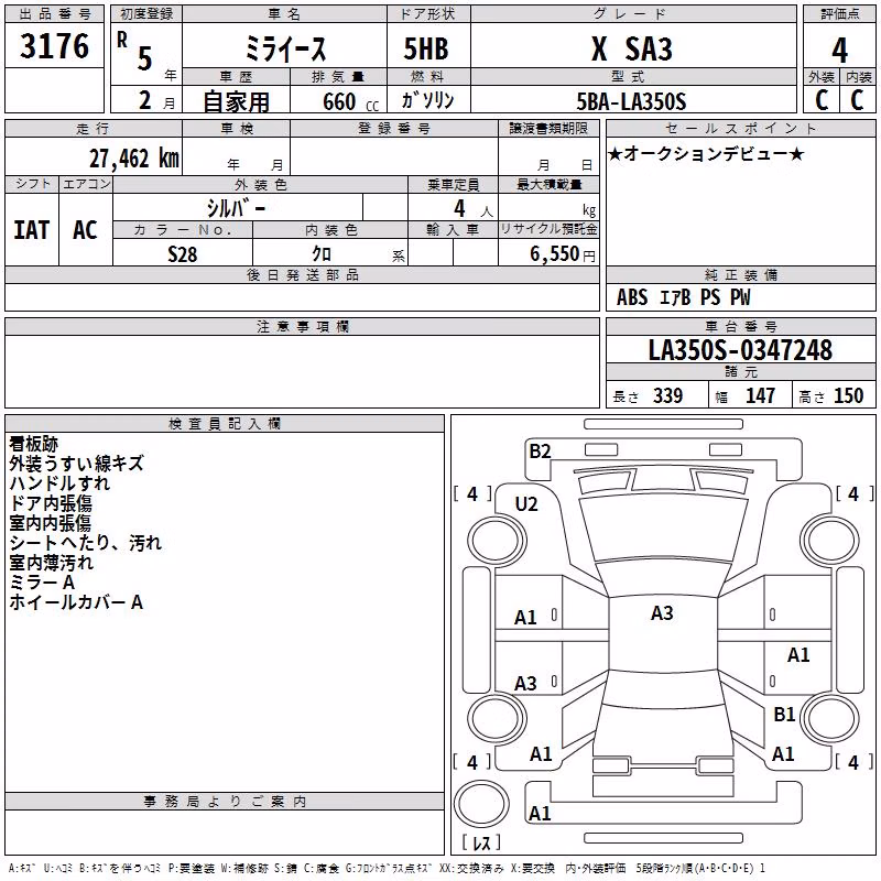 DAIHATSU MIRA E:S
