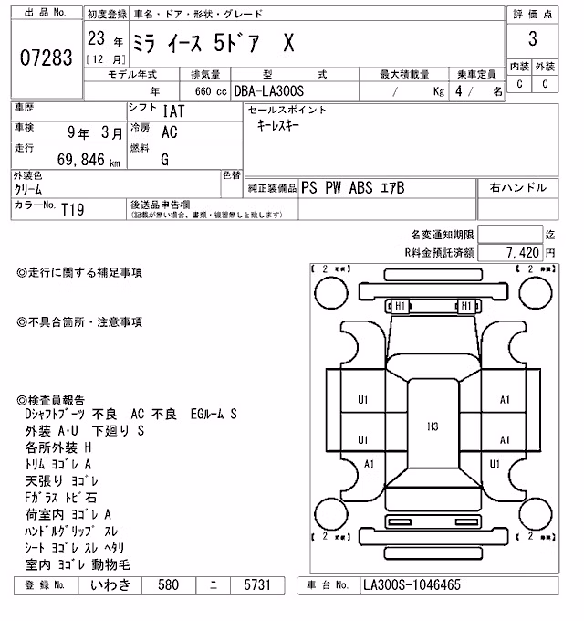 DAIHATSU MIRA E:S