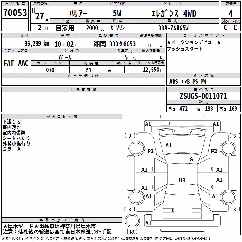 TOYOTA HARRIER