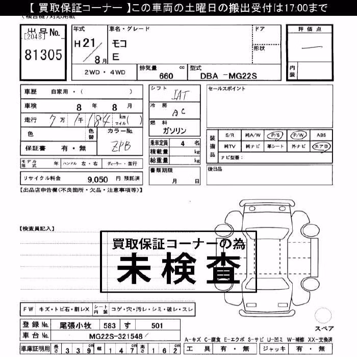 NISSAN MOCO