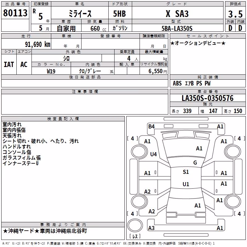 DAIHATSU MIRA E:S