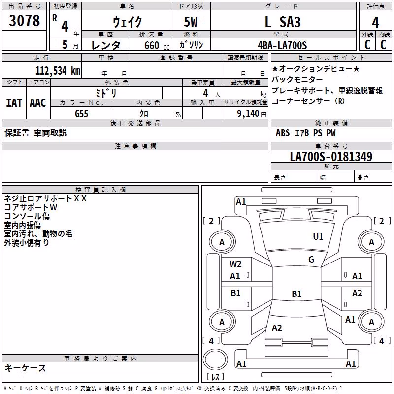 DAIHATSU WAKE