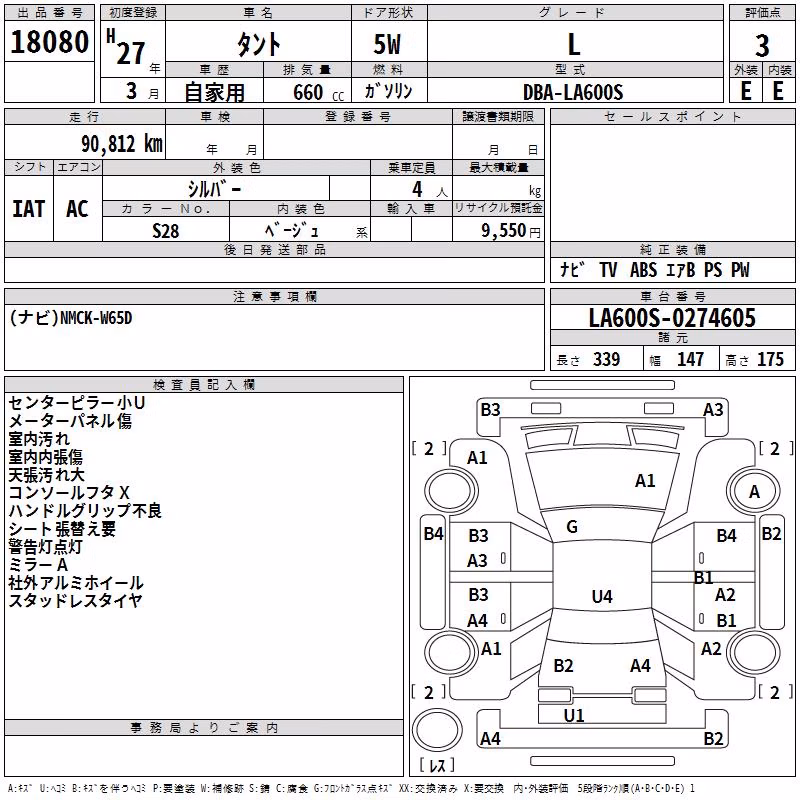 DAIHATSU TANTO