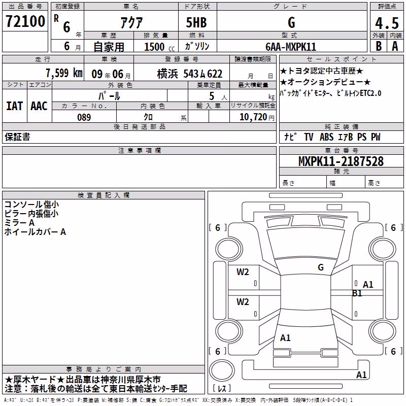 TOYOTA AQUA
