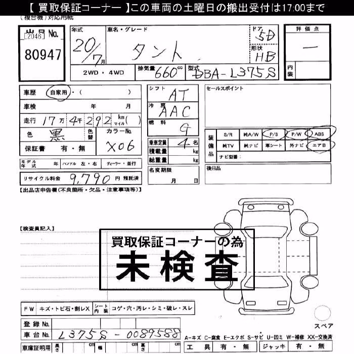 DAIHATSU TANTO