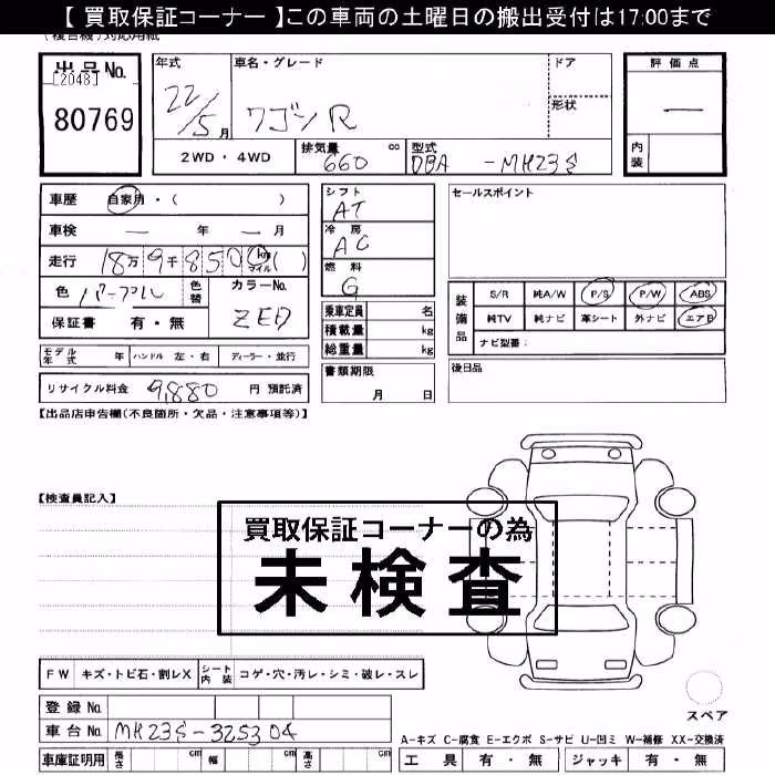 SUZUKI WAGON R