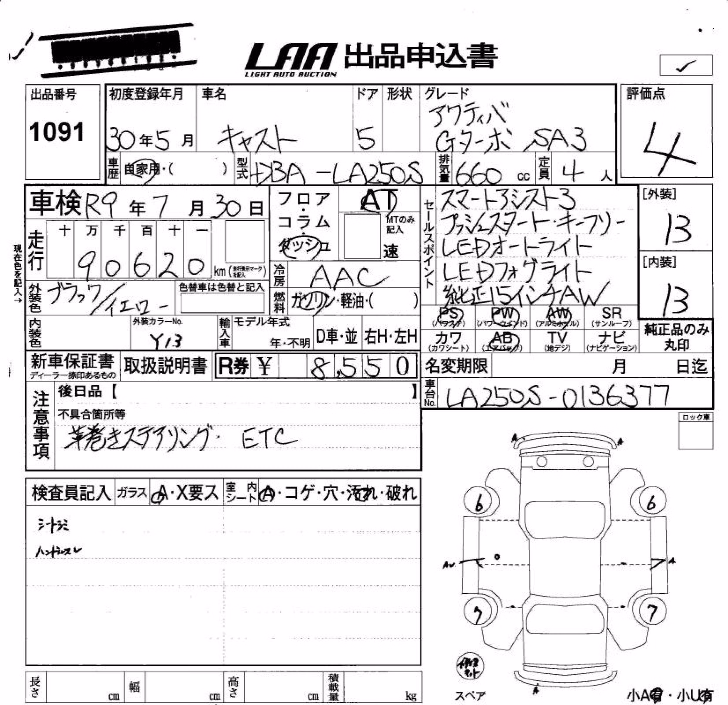 DAIHATSU CAST