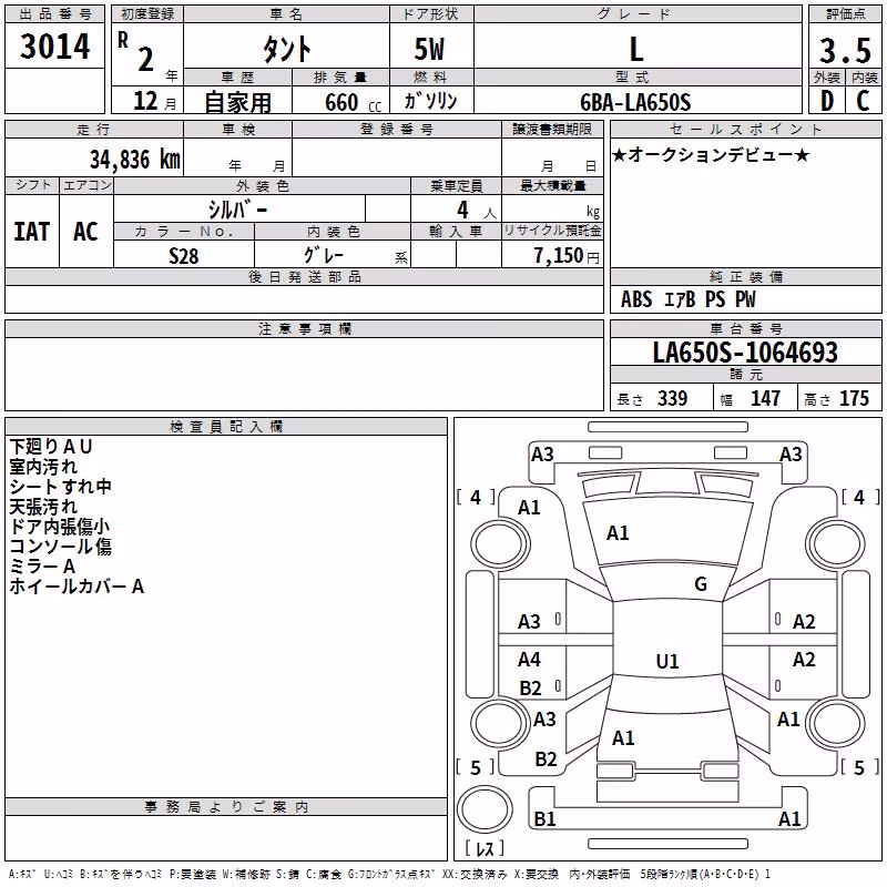 DAIHATSU TANTO