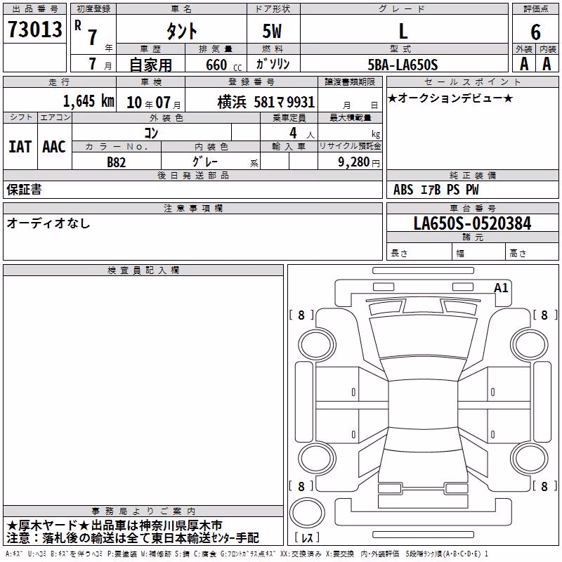 DAIHATSU TANTO