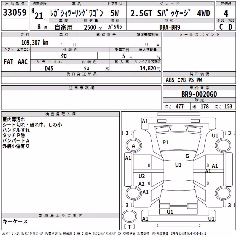 SUBARU LEGACY