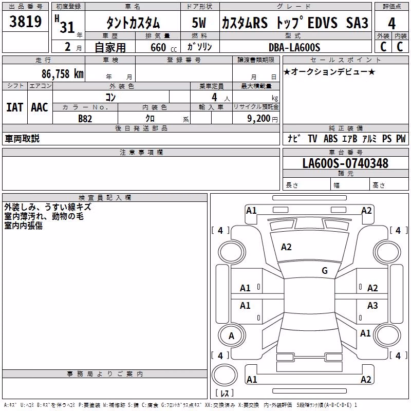 DAIHATSU TANTO