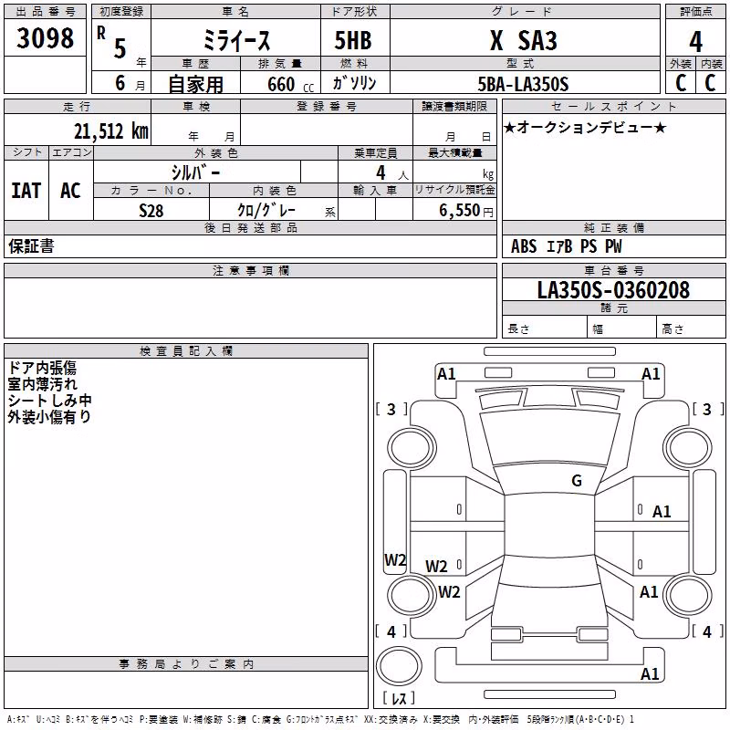 DAIHATSU MIRA E:S