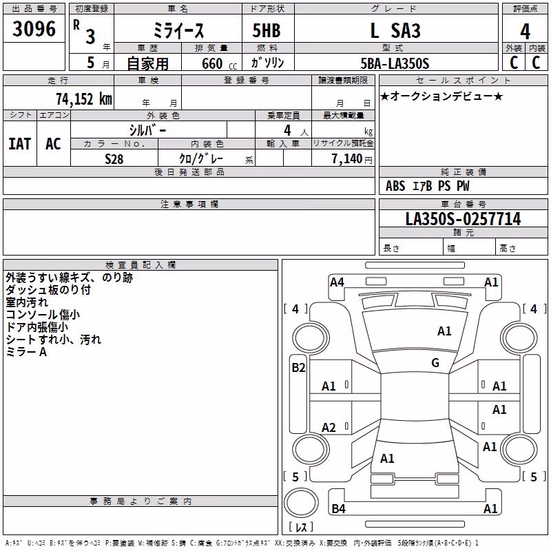DAIHATSU MIRA E:S