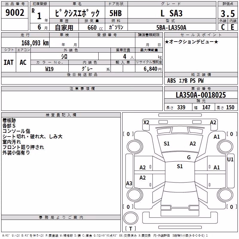 TOYOTA PIXIS EPOCH