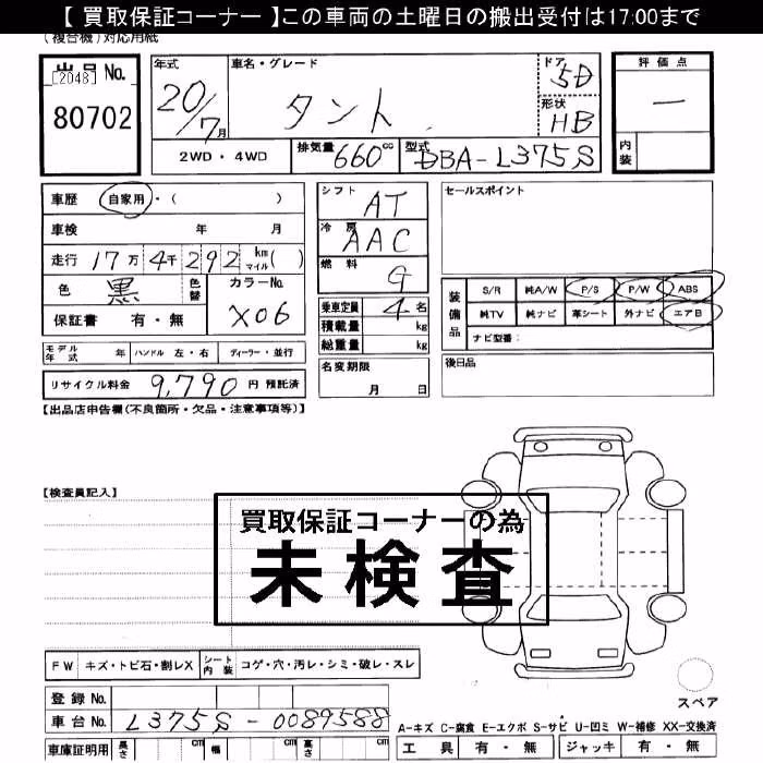 DAIHATSU TANTO