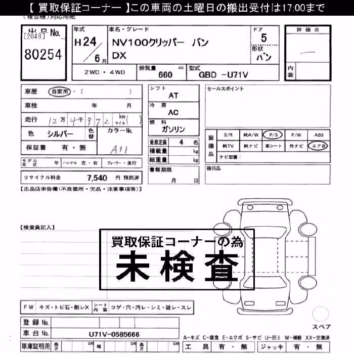 NISSAN NV100 CLIPPER