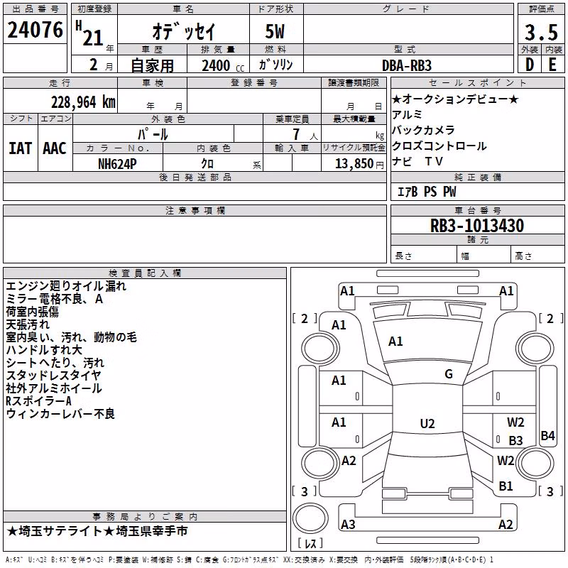 HONDA ODYSSEY