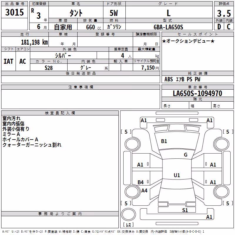 DAIHATSU TANTO