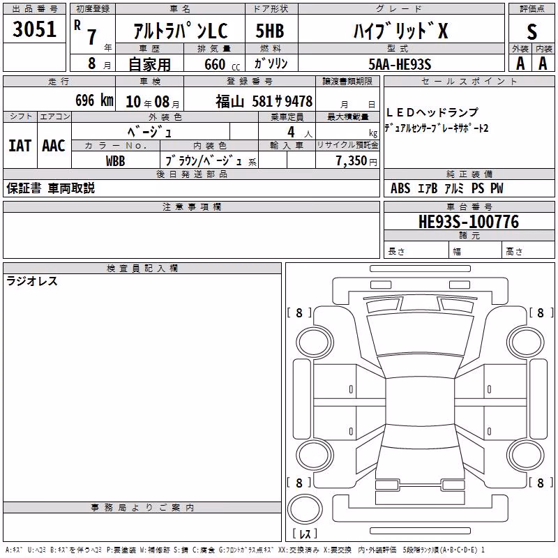 SUZUKI ALTO LAPIN