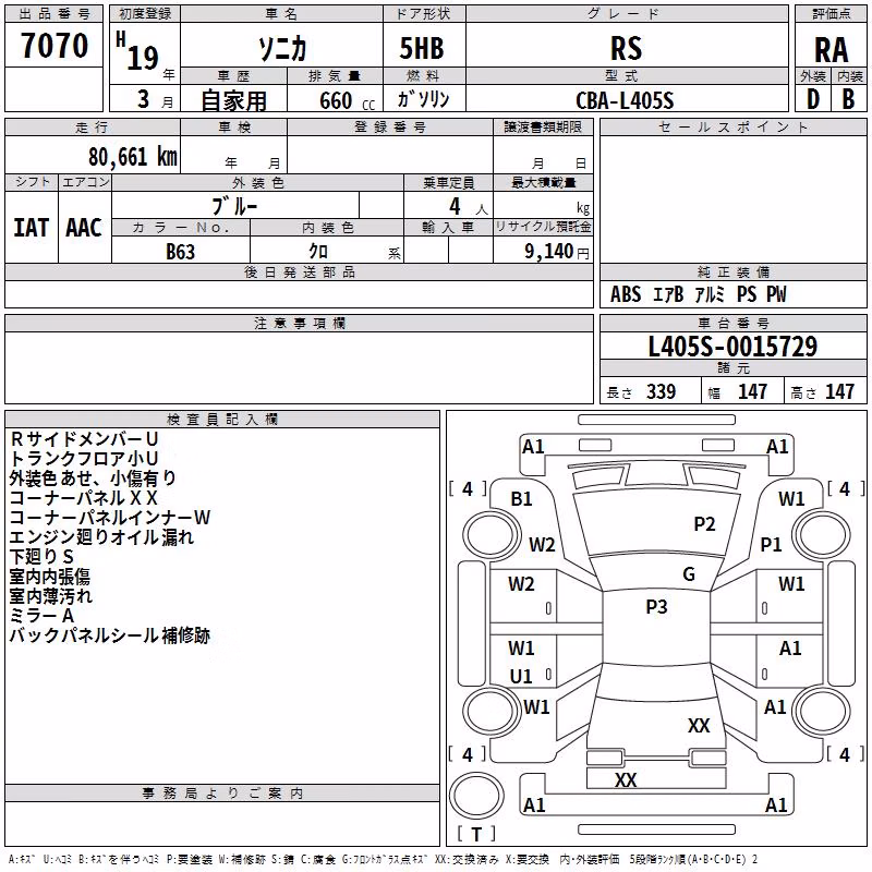 DAIHATSU SONICA