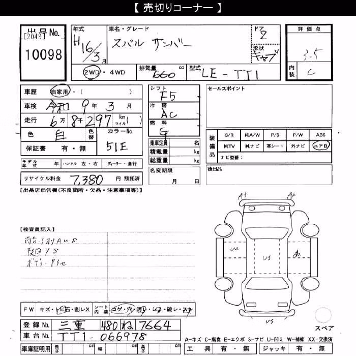 SUBARU SAMBAR