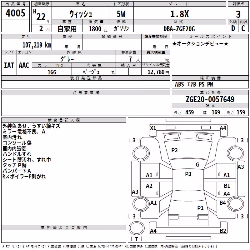TOYOTA WISH