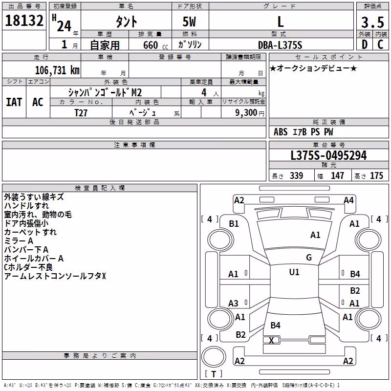 DAIHATSU TANTO