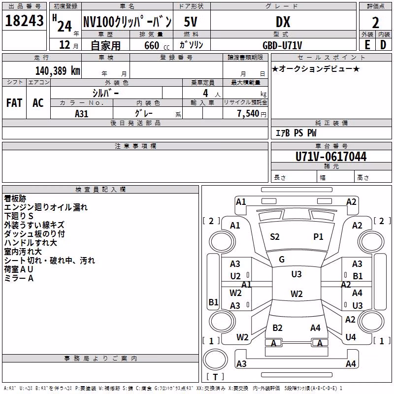 NISSAN NV100 CLIPPER