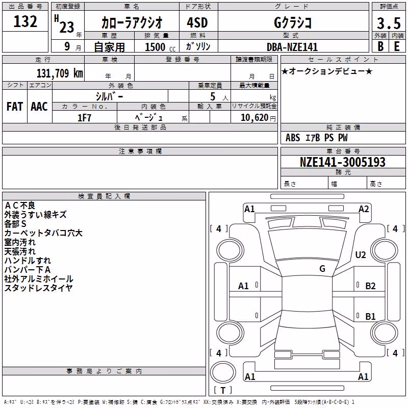 TOYOTA COROLLA AXIO