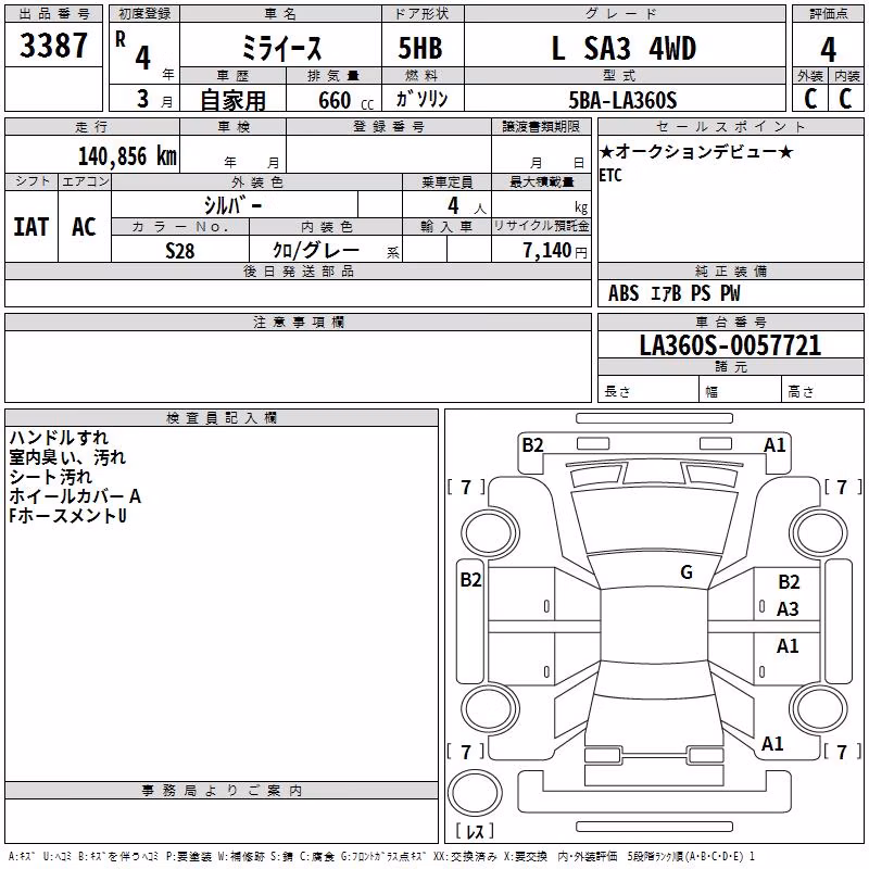 DAIHATSU MIRA E:S