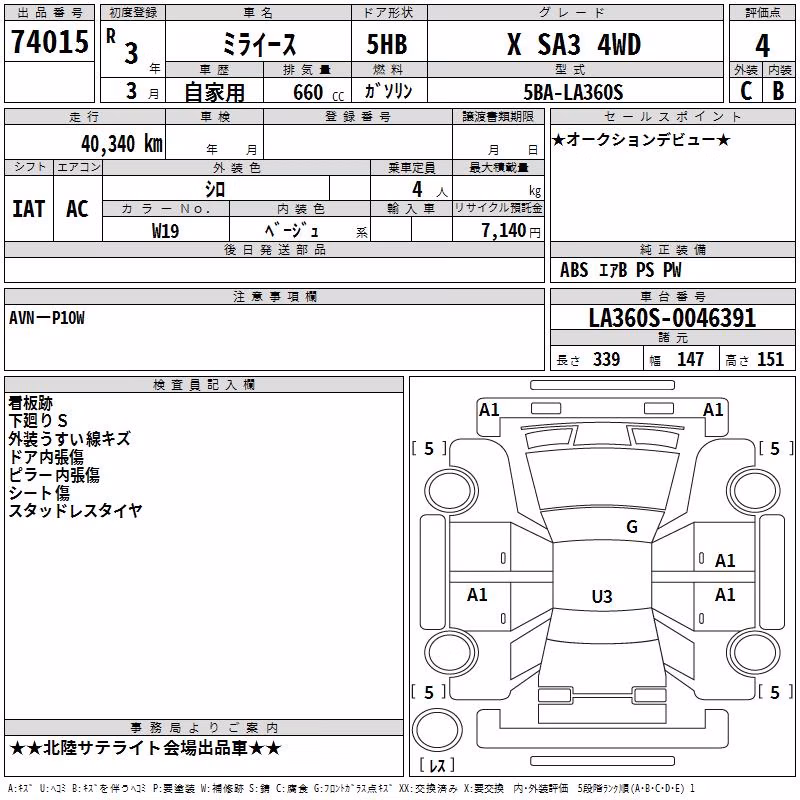 DAIHATSU MIRA E:S