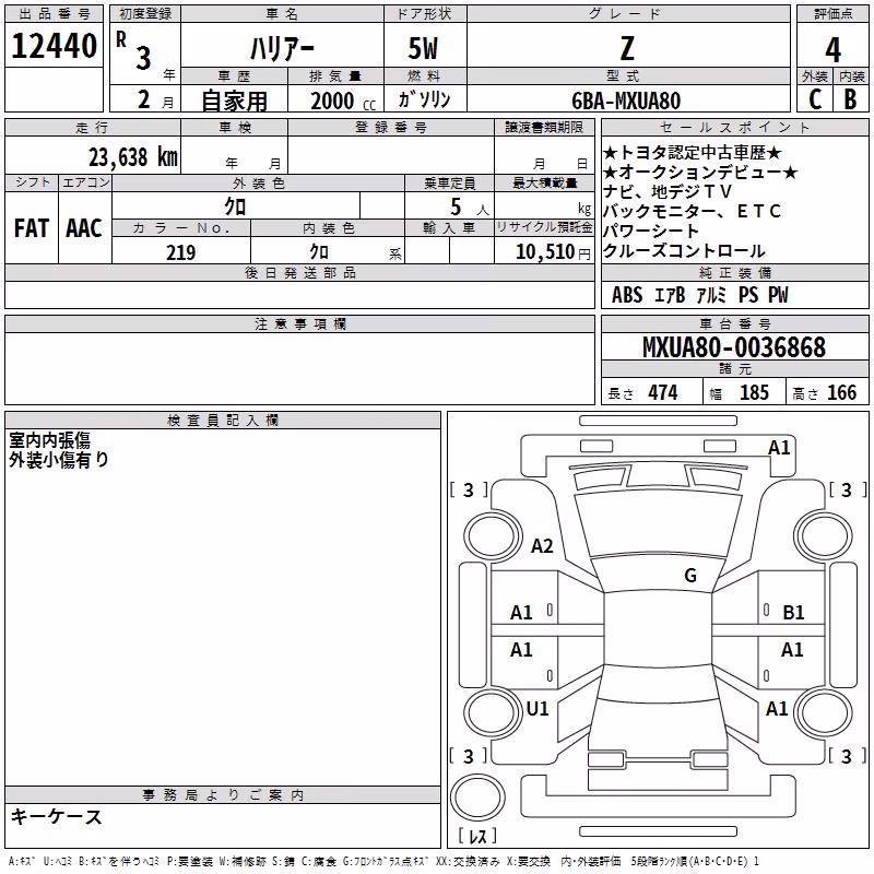 TOYOTA HARRIER
