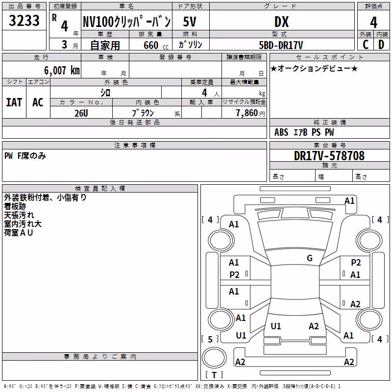 NISSAN NV100 CLIPPER