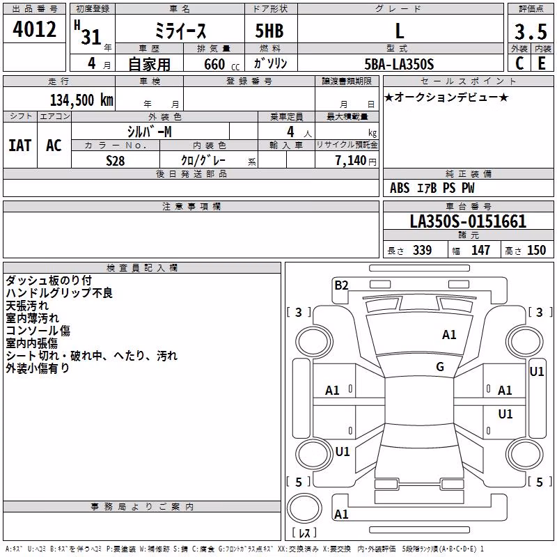 DAIHATSU MIRA E:S