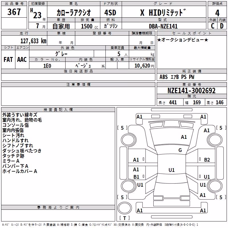 TOYOTA COROLLA AXIO