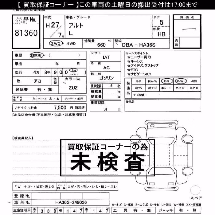 SUZUKI ALTO