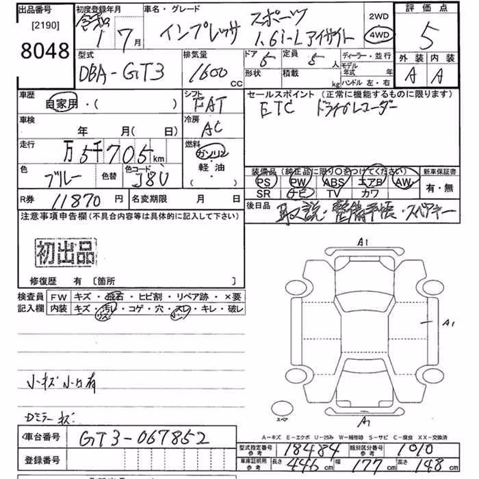 SUBARU XV