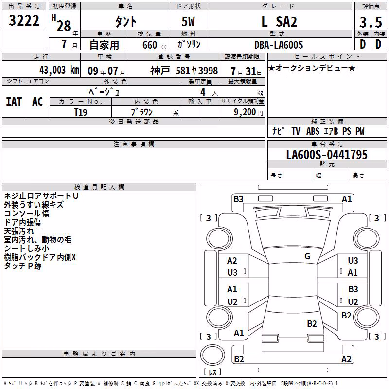 DAIHATSU TANTO