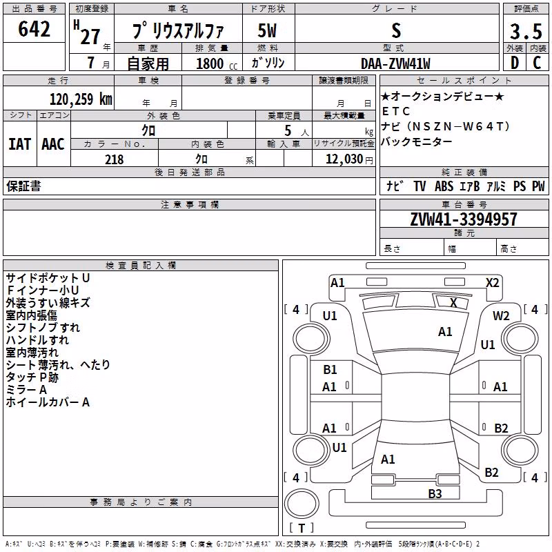 TOYOTA PRIUS ALPHA