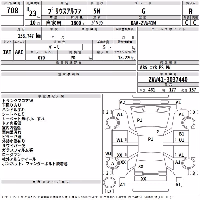 TOYOTA PRIUS ALPHA