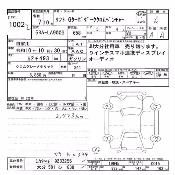 DAIHATSU TAFT