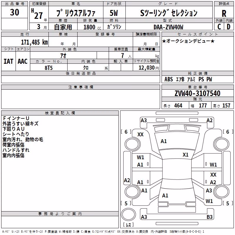 TOYOTA PRIUS ALPHA