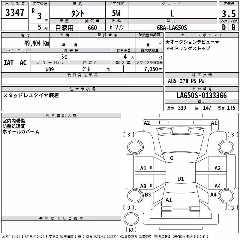 DAIHATSU TANTO